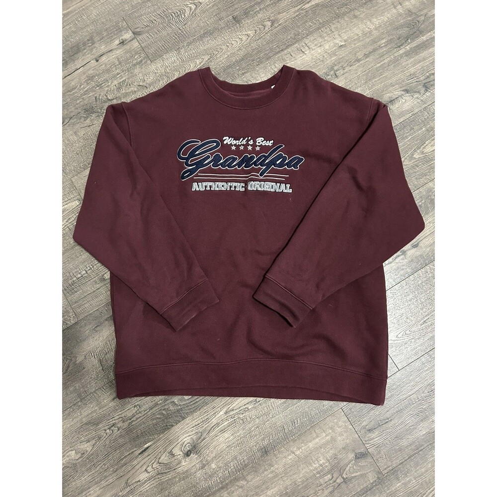 Vintage Style Croft & Barrows hoodie sweatshirt  mens XL Red Grandpa Grandpacore